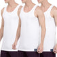 USPAS PACK OF 3 COMBED COTTON STRETCH UNDERSHIRTS (VEST)